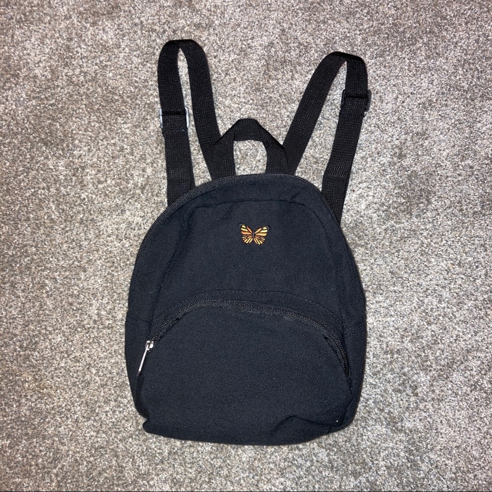 PacSun butterfly embroidered mini backpack